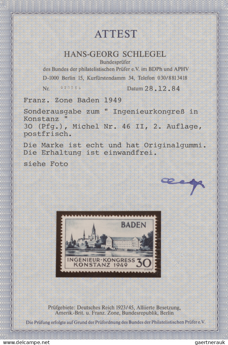 Deutschland Ab 1945 - Gebühr Bezahlt: 1945/1949, Schöne Teilsammlung Der Ausgabe - Autres & Non Classés