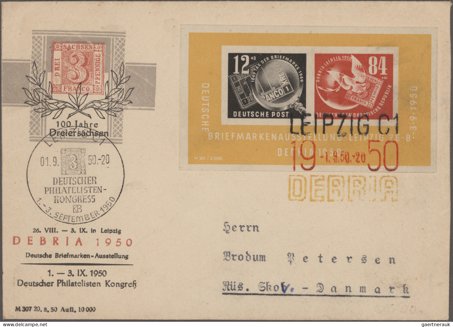 DDR: 1949/1964, Partie Von Ca. 200 Briefen Und Karten Mit Etlichen Interessanten - Collections