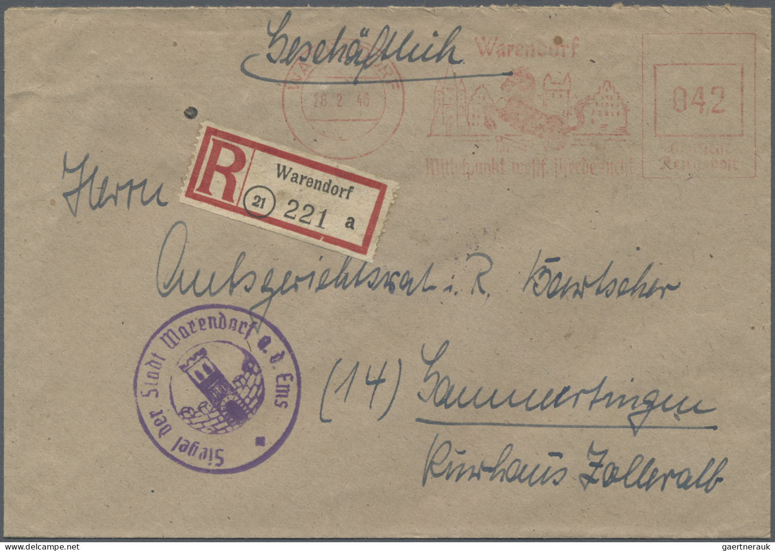 Bundesrepublik Deutschland: 1947/1964, Partie Von Ca. 56 Briefen/Karten/Paketkar - Sammlungen