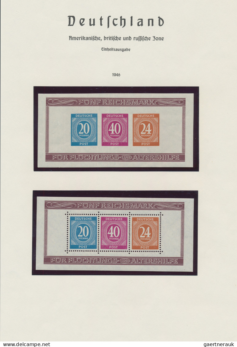 Bundesrepublik Deutschland: 1949/2000, In Hauptnummern Bis Auf 50-90 Pfg. Postho - Collections
