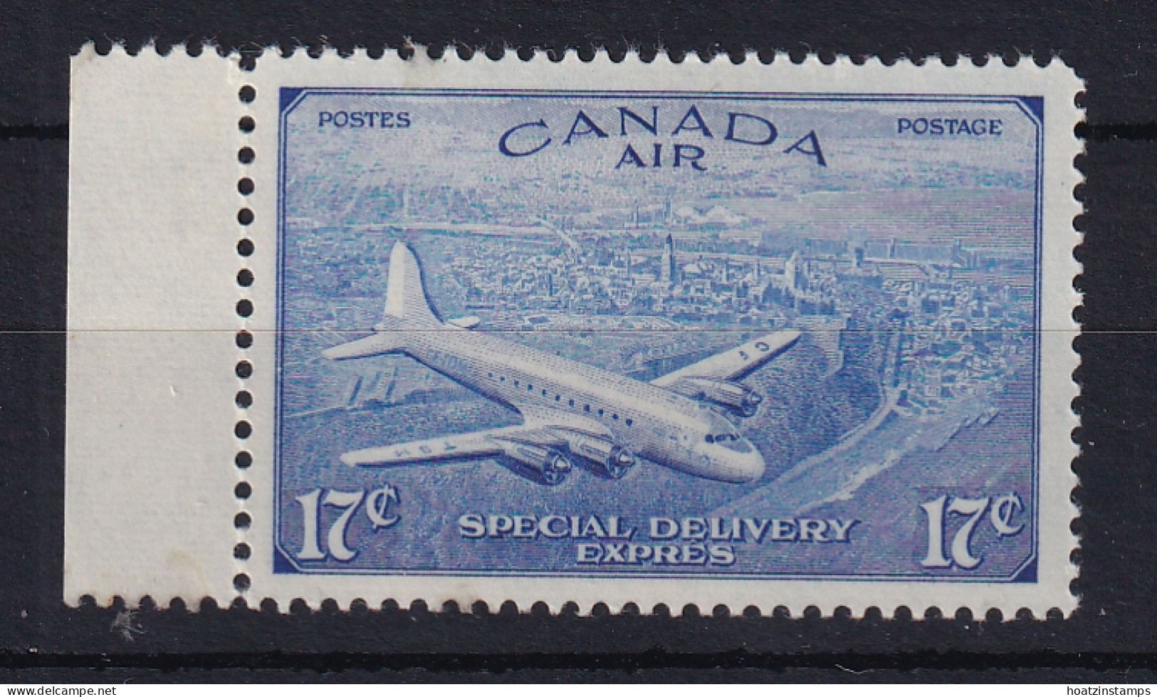 Canada: 1946   Special Delivery     SG S16    17c  [Circumflex Accent On EXPRES]  MH - Exprès