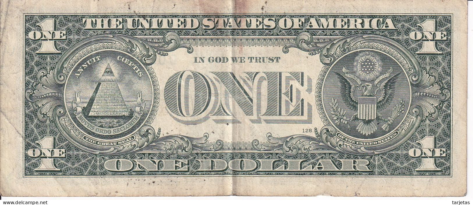 STAR - REPLACEMENT - BILLETE DE ESTADOS UNIDOS DE 1 DOLLAR DEL AÑO 2013 LETRA D CLEVELAND  (BANK NOTE) - Bilglietti Della Riserva Federale (1928-...)