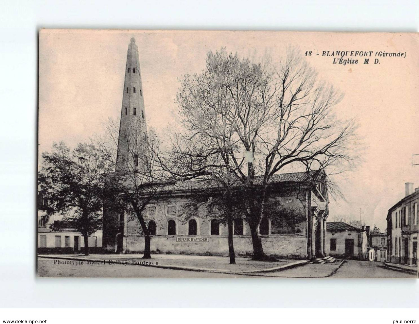 BLANQUEFORT : L'Eglise - Très Bon état - Blanquefort