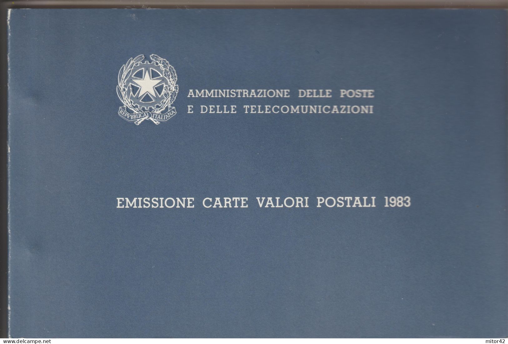 6-Libretto Annuale 1983-Emissione Carte Valori Postali Italia Repubblica-Nuovo Fior Di Stampa - Markenheftchen