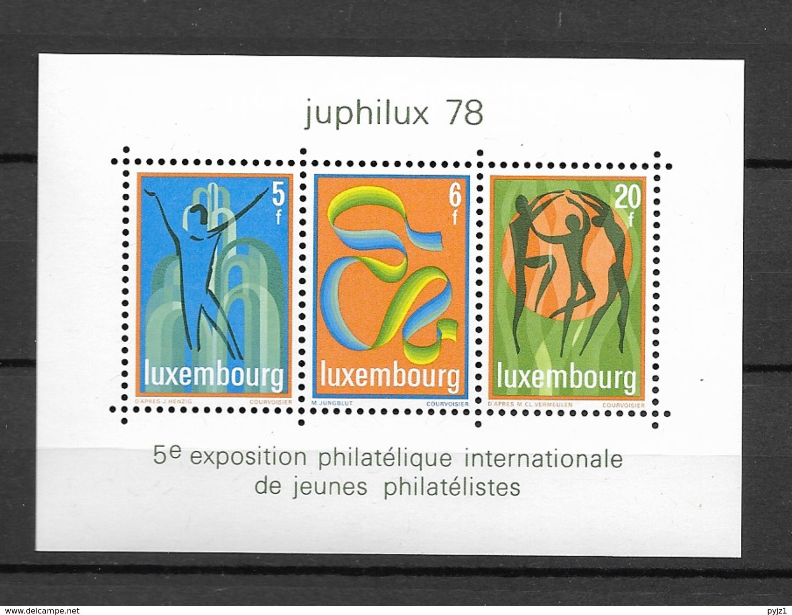 1978 MNH Luxemburg, Postfris** - Blocks & Sheetlets & Panes