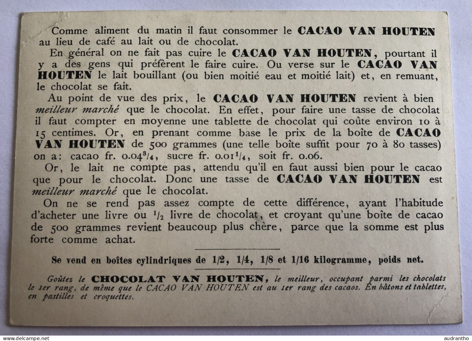 Belle Chromo - Jeunes Femmes Japonnaise GEISHA Fumant La Pipe - Opium ? - Chocolat VAN HOUTEN - Van Houten