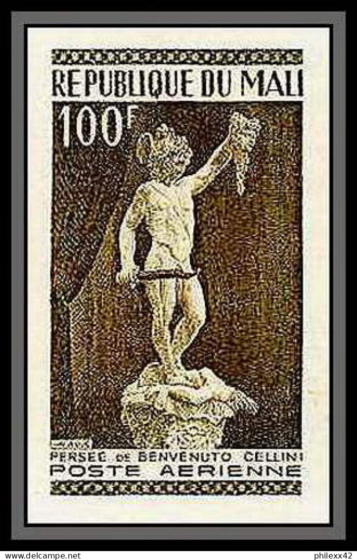 90920 Mali lot 13 couleurs RRR N° 191 Persée Cellini mythologie mythology Sculpture Essai proof Non dentelé imperf** MNH