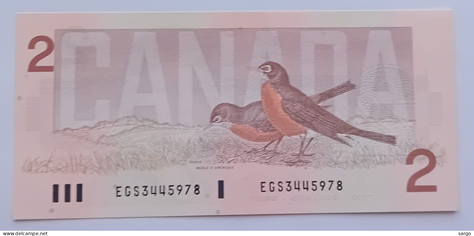 CANADA - 2 DOLLARS - 1986 - UNCIRC - P 94- BANKNOTES - PAPER MONEY - CARTAMONETA - - Kanada