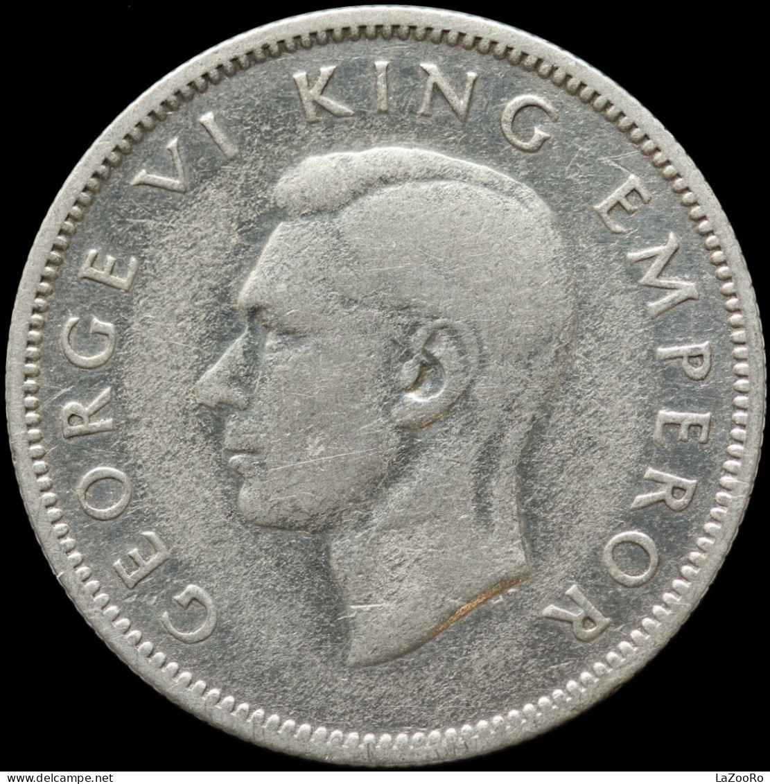 LaZooRo: New Zealand 1 Shilling 1943 VF - Silver - New Zealand