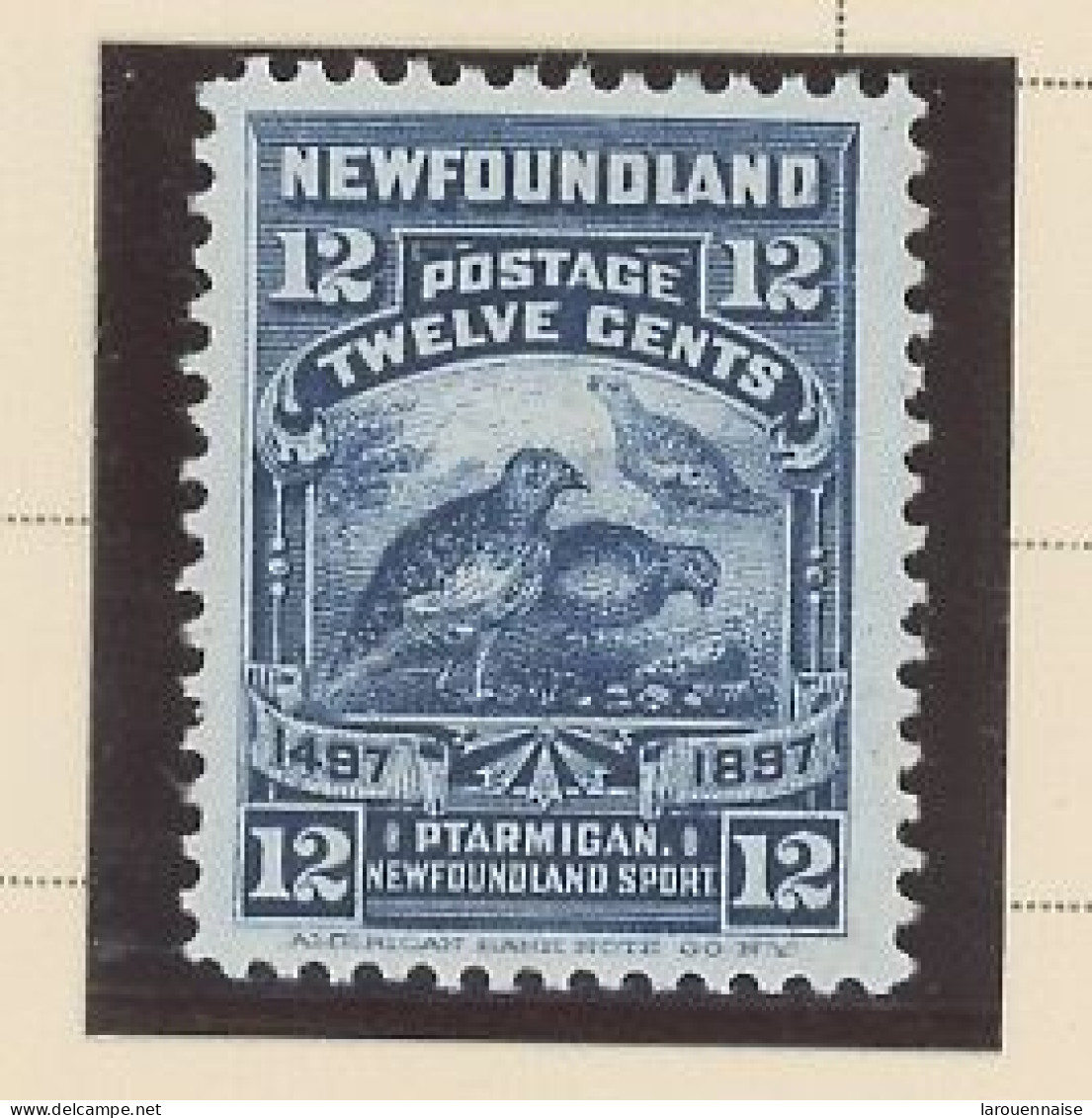 TERRE-NEUVE -N°56 - 12 Cent  BLEU FONCÉ - N SG - 1897 - 1865-1902