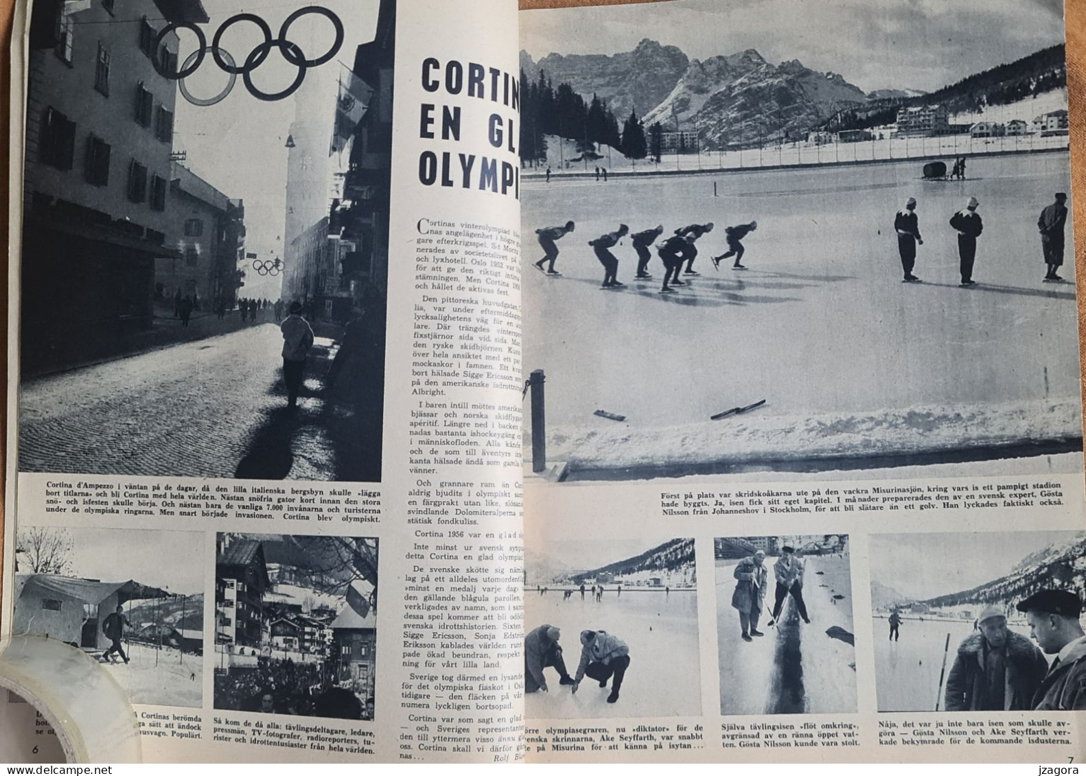 WINTER OLYMPIC GAMES OLYMPISCHE WINTERSPIELE JEUX OLYMPIQUES D'HIVER JUEGOS OLÍMPICOS DE INVIERNO 1956 CORTINA