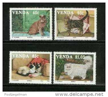 VENDA, 1993, MNH Stamp(s), Cats,  Nr(s)   250-253 - Venda