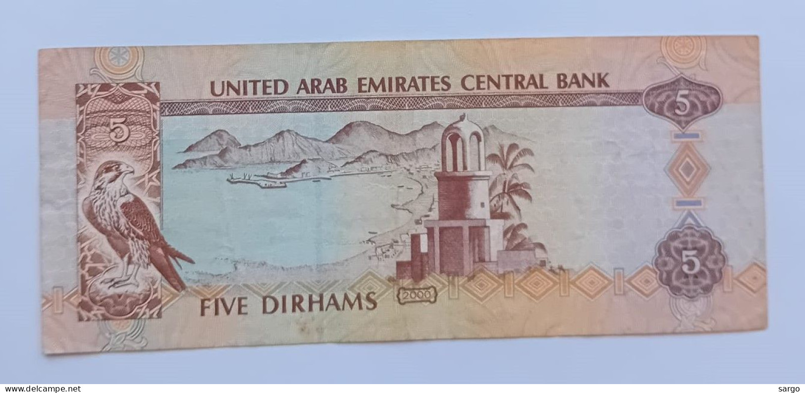 UNITED ARAB EMIRATES - 5 DIRHAMS - 1993-1995 - CIRC P 12 - BANKNOTES - PAPER MONEY - CARTAMONETA - - Emirats Arabes Unis