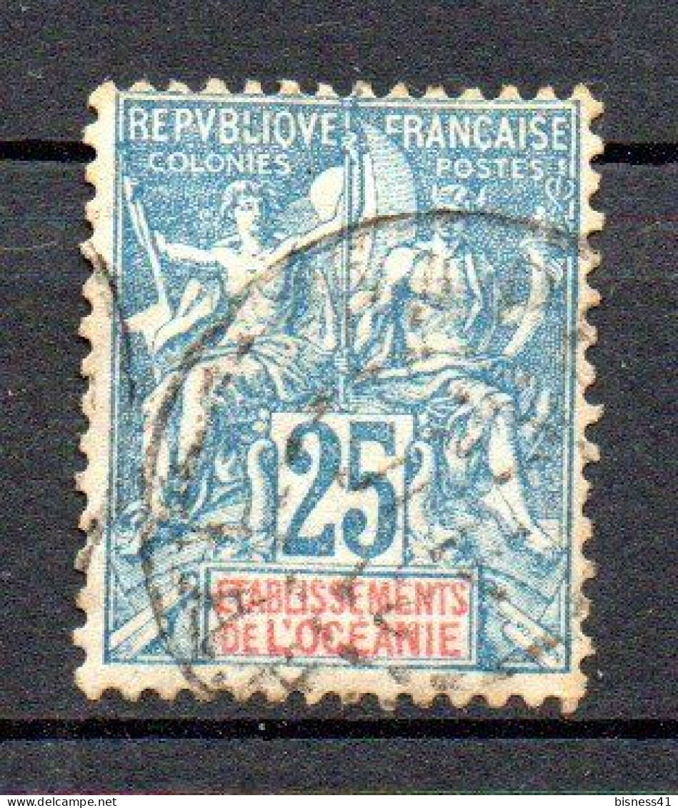 Col40 Colonies Océanie 1892 N° 8 Oblitéré Cote 37,00€ - Used Stamps