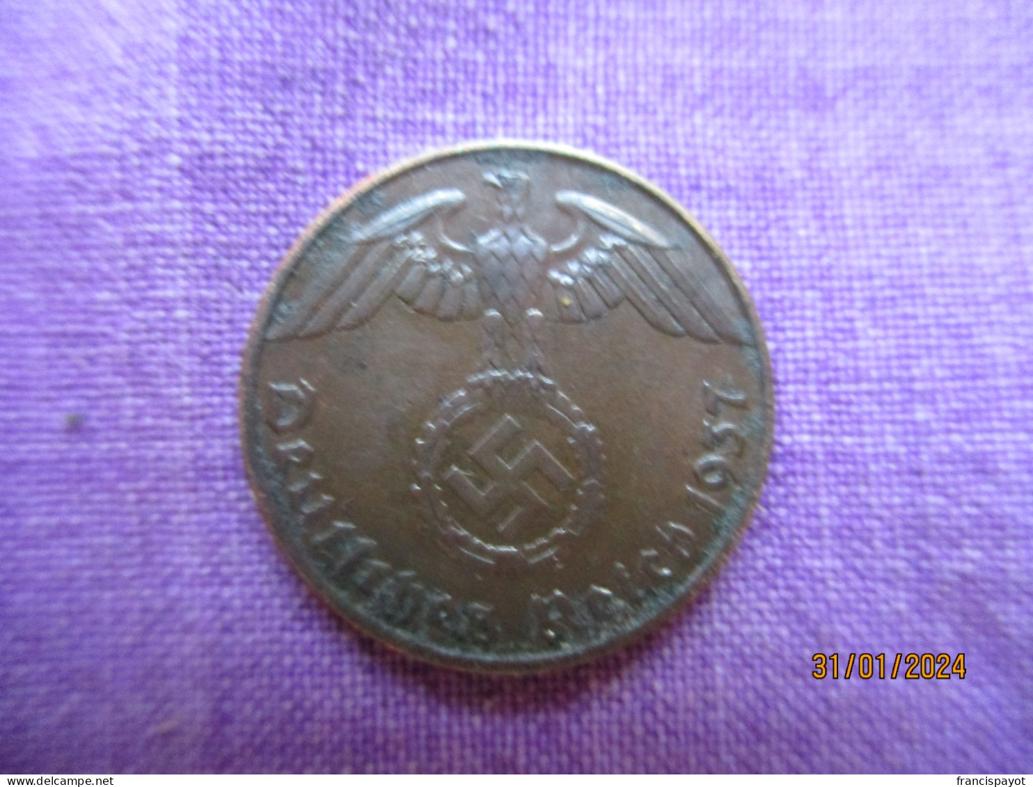 Germany: 1 Pfennig 1937 E - 1 Reichspfennig