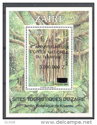 Tourism COB BL67  Overprint "anniversaire L'office National Du Tourisme" 1992 MNH - Unused Stamps