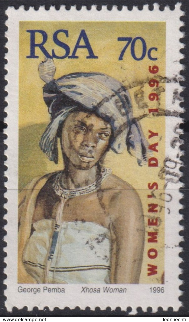 1996 RSA Südafrika ° Mi:ZA 1021, Sn:ZA 951, Yt:ZA 917, Xhosa Woman, Natl. Women’s Day - Gebruikt