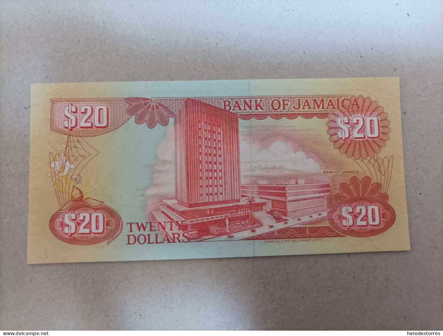 Billete De Jamaica De 20 Dolares, Año 1995, UNC - Jamaica