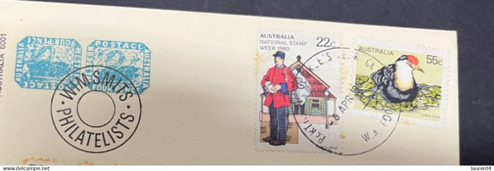 1-2-2024 (3 X 4) Australia FDC - 1981 - Certified Mail Letter (unusual !) - Cartas & Documentos