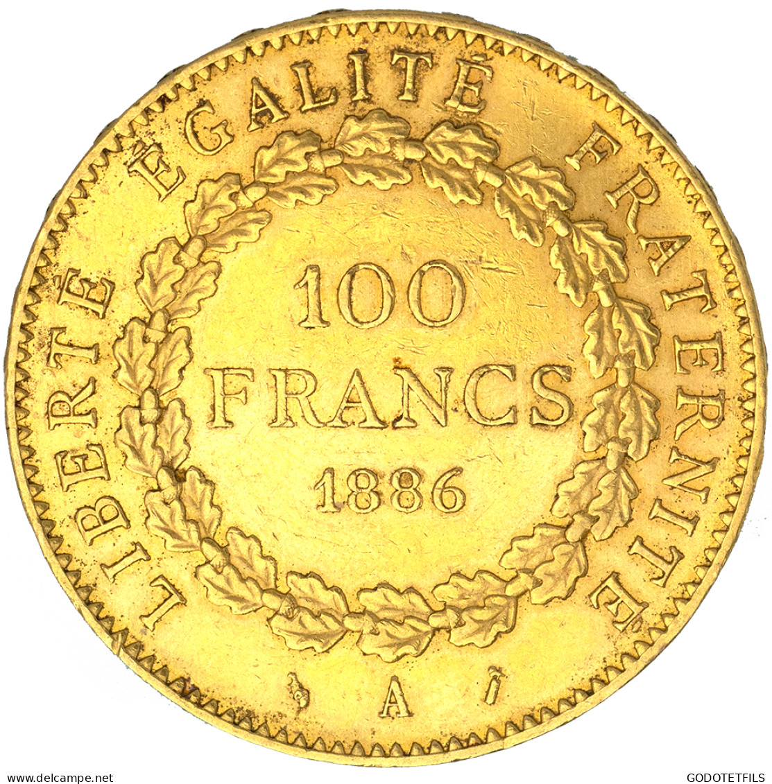 III ème République-100 Francs Génie 1886 Paris - 100 Francs (or)