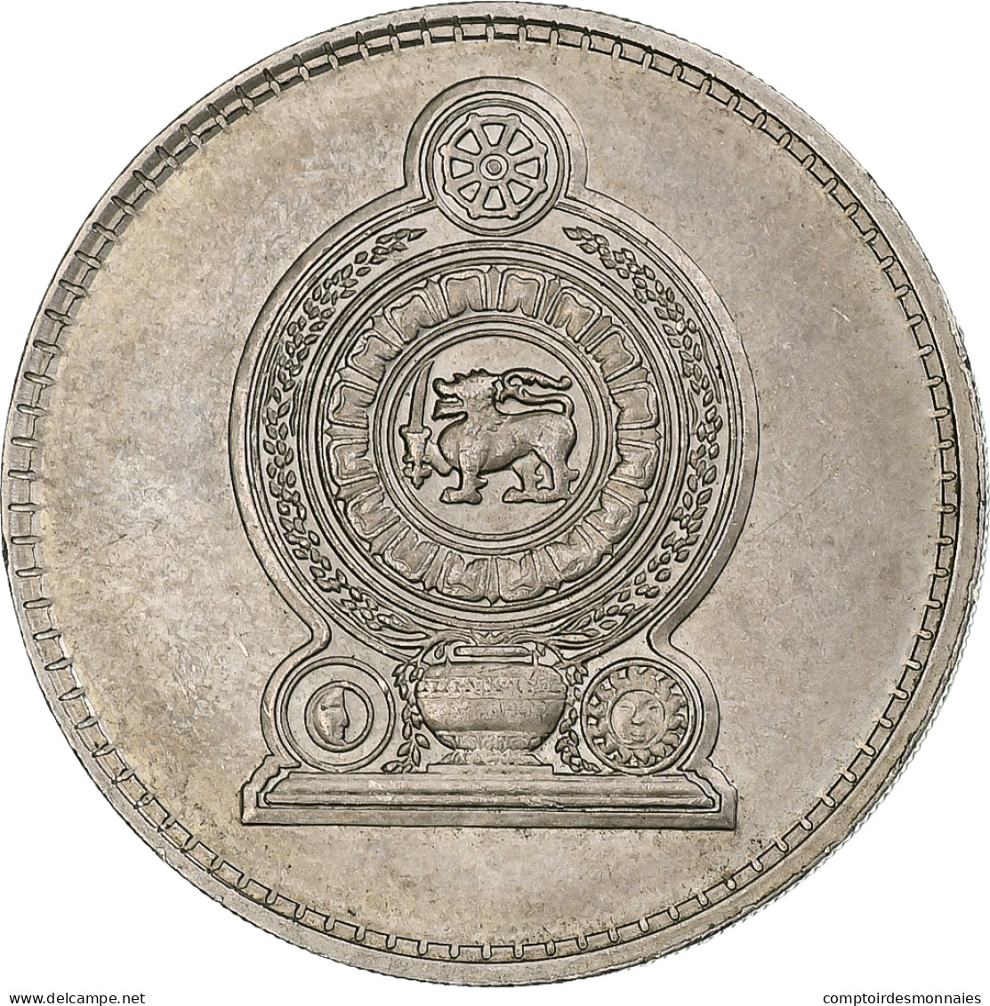 Sri Lanka, Rupee, 1972, Cupro-nickel, SPL, KM:136.1 - Sri Lanka