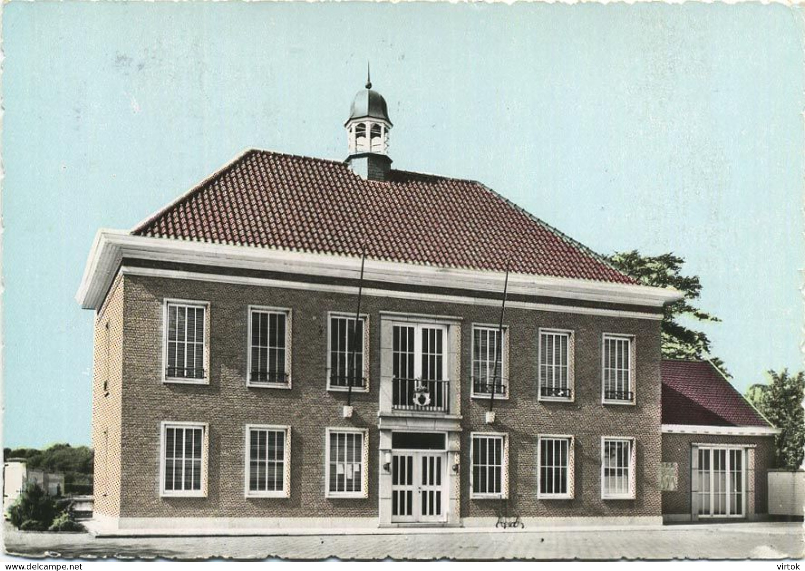 Kalken  - Gemeentehuis         ( Groot Formaat 15 X 10.5 Cm )   Met Zegel - Laarne