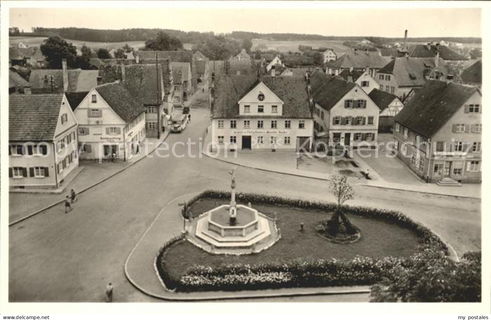 41815391 Weissenhorn Marktplatz Mit Reichenbacherstrasse Brunnen Weissenhorn - Weissenhorn