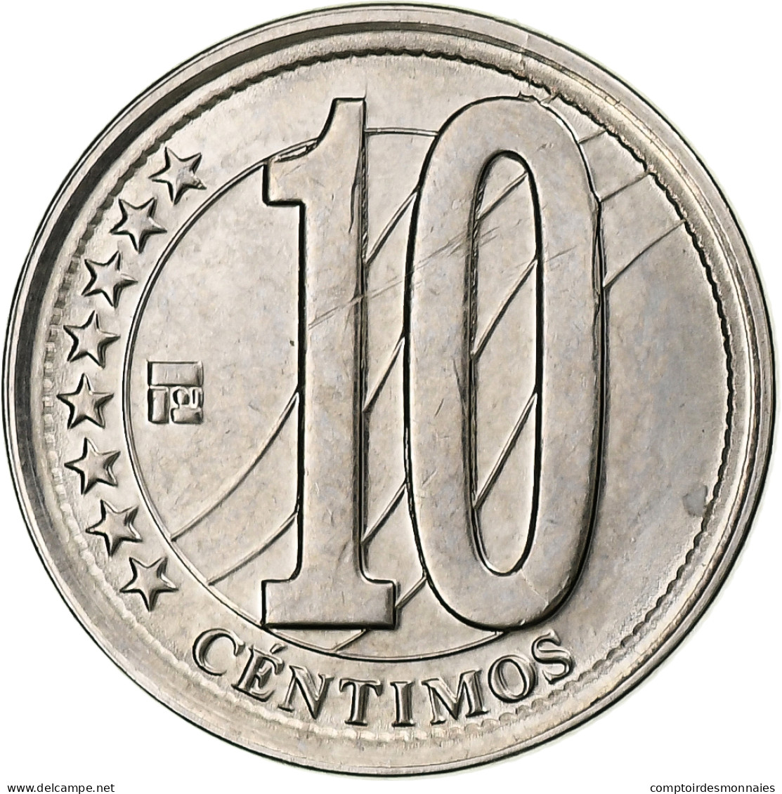 Venezuela, 10 Centimos, 2007, Maracay, Nickel Plaqué Acier, SPL, KM:89 - Venezuela