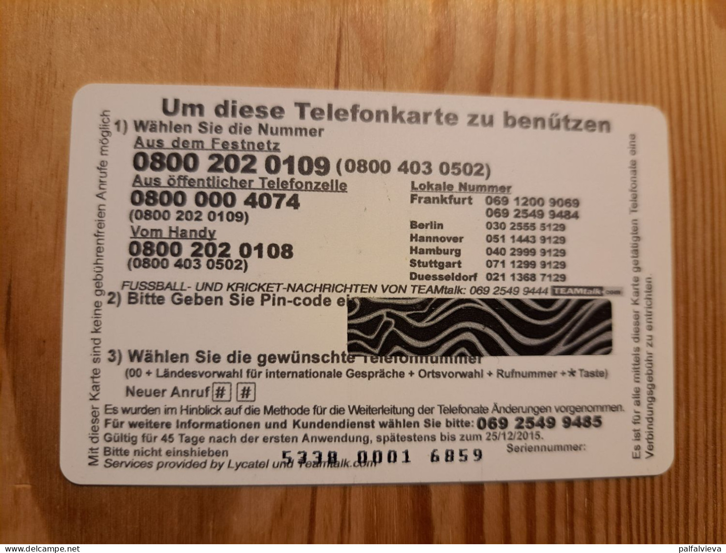 Prepaid Phonecard Germany, Leaf - Butterfly - GSM, Cartes Prepayées & Recharges