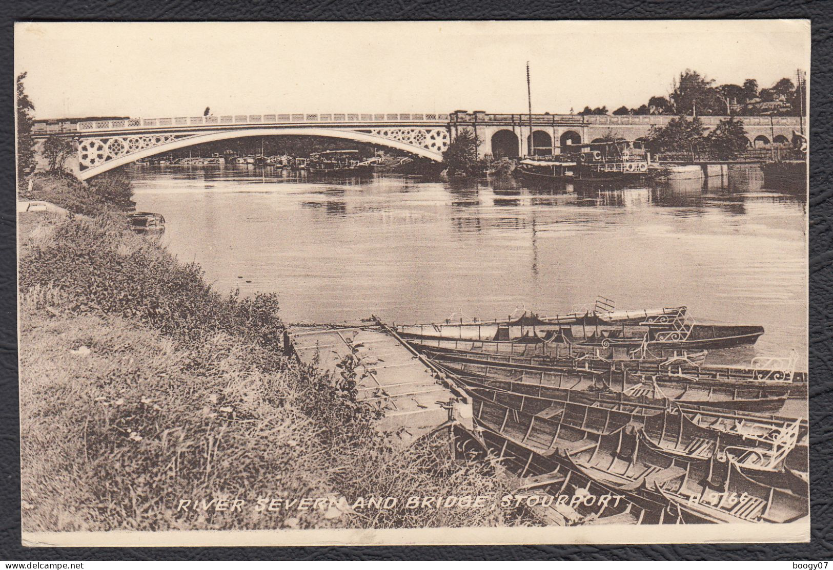 Stourport On Severn River And Bridge 1953 - Stourport-on-Severn