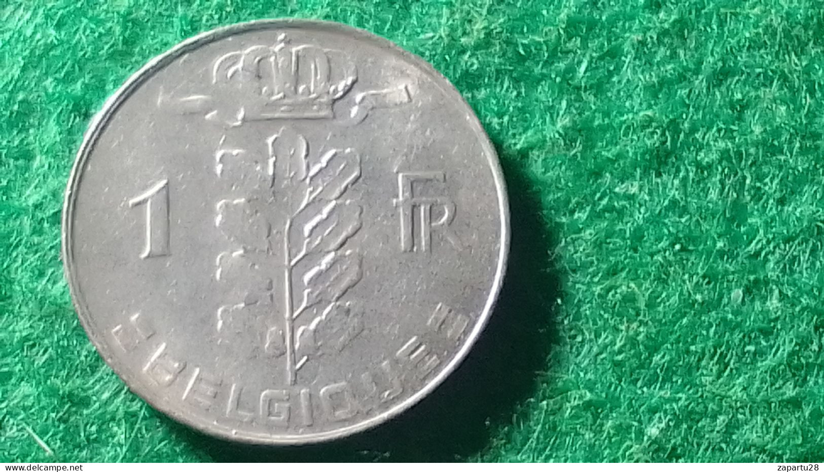 BELÇİKA - 1980-   1 FRANK - 25 Cents