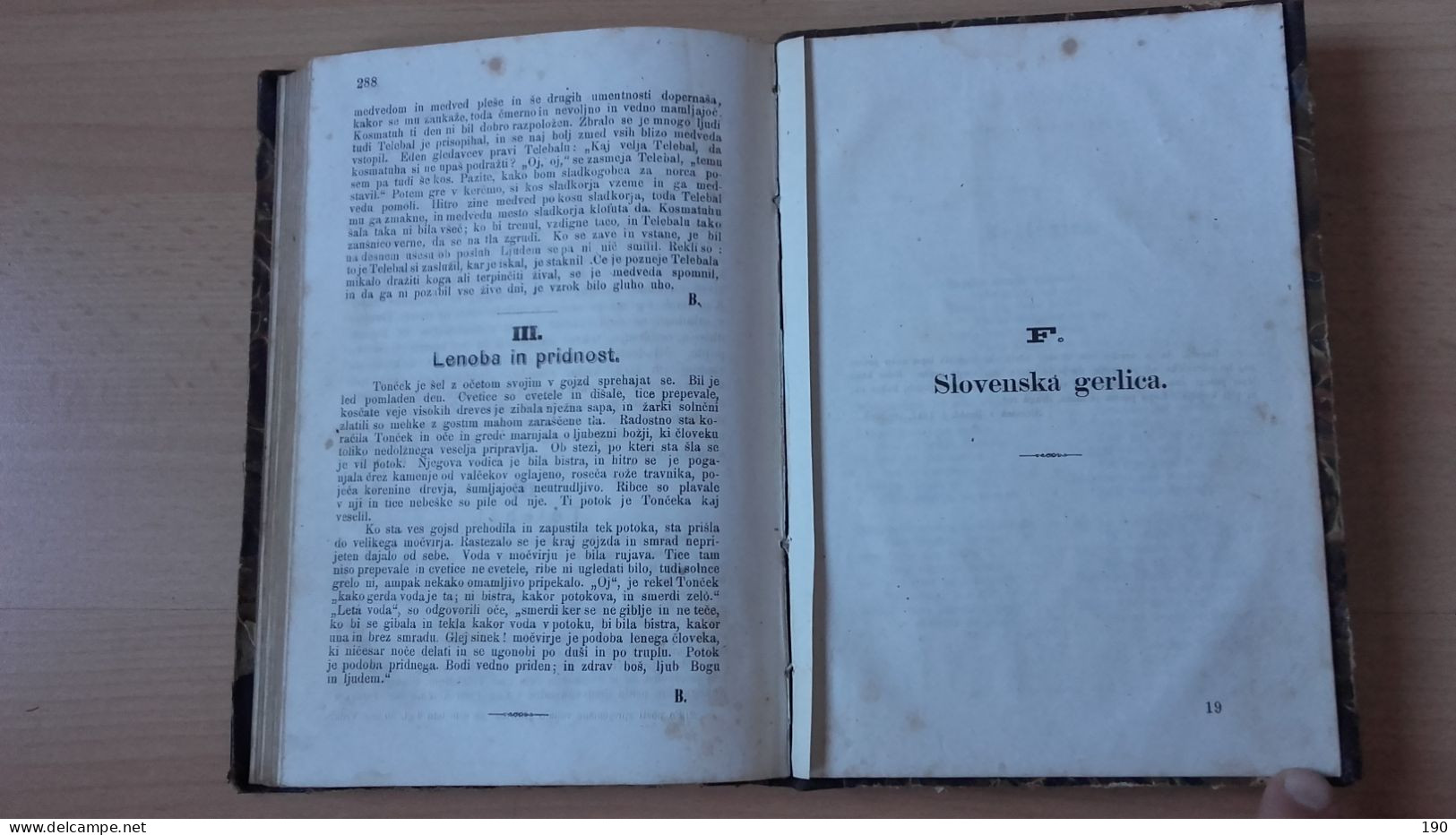 Slomsekove drobtinice za leto 1864.Natisnil E.Janzic,Maribor.Anton Martin Slomsek