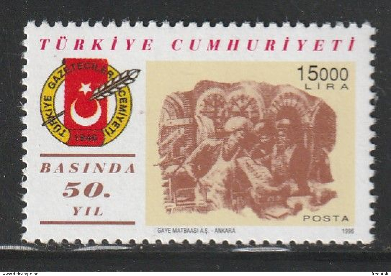 TURQUIE - N°2829 ** (1996) - Nuevos