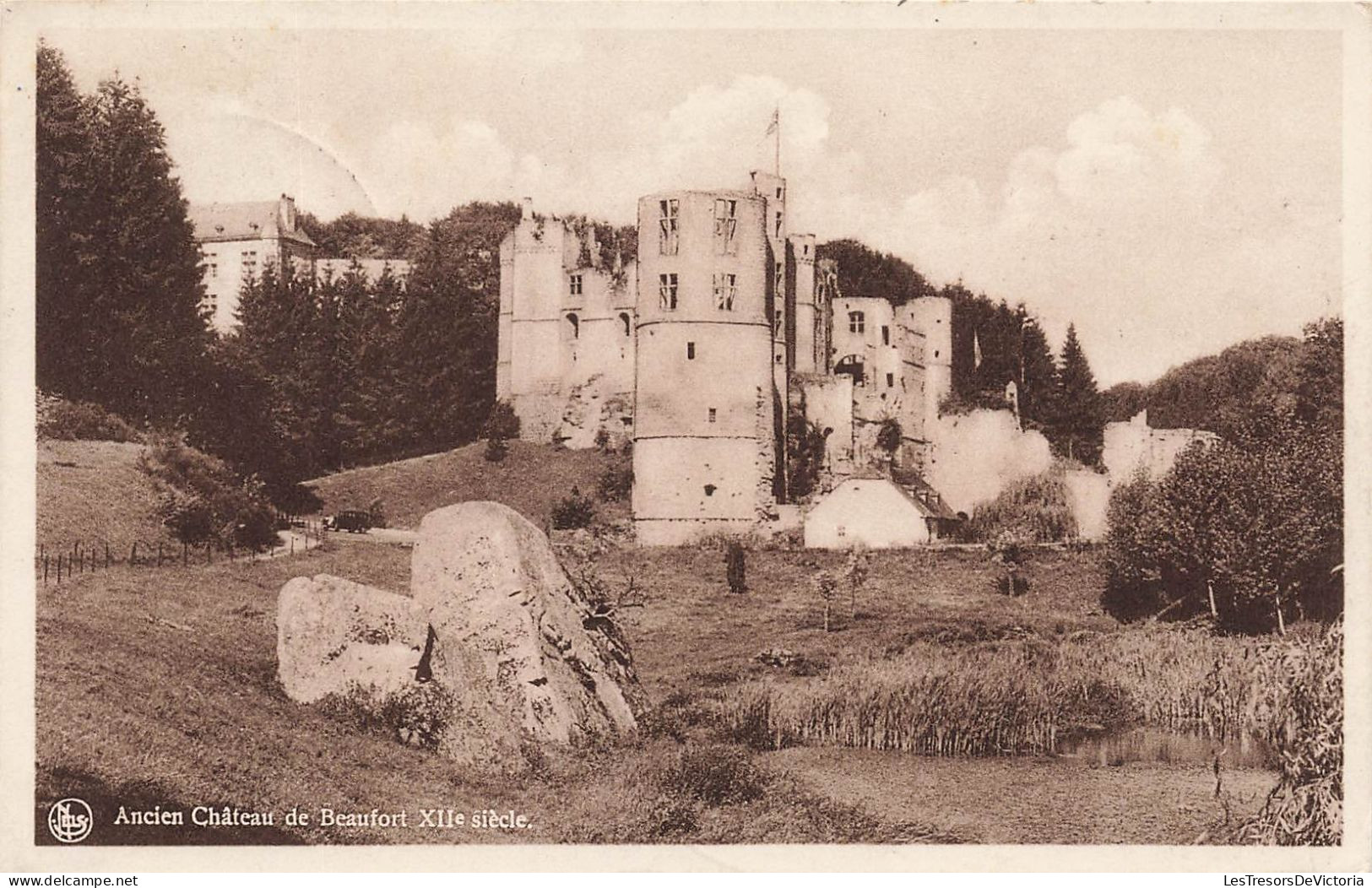 LUXEMBOURG - Ancien Château De Beaufort XIIè Siècle - Carte Postale  Ancienne - Other & Unclassified