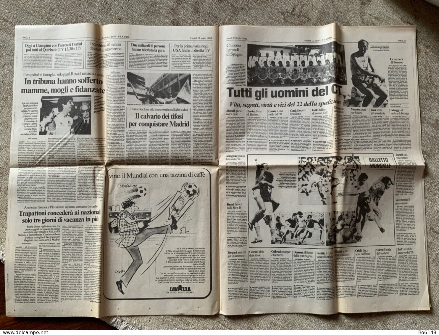 1982 STADIO Corriere Dello Sport : ITALIA CAMPIONE DEL MONDO - Sport