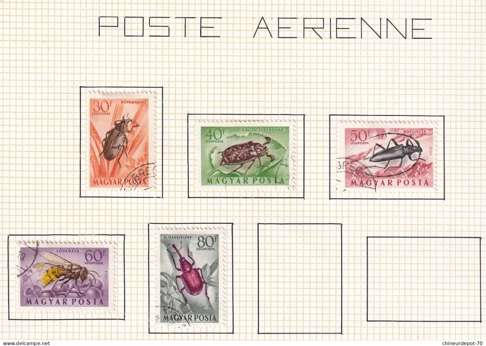 Lot Hongrie  Poste Aérienne Voir 26 Photos - Gebraucht