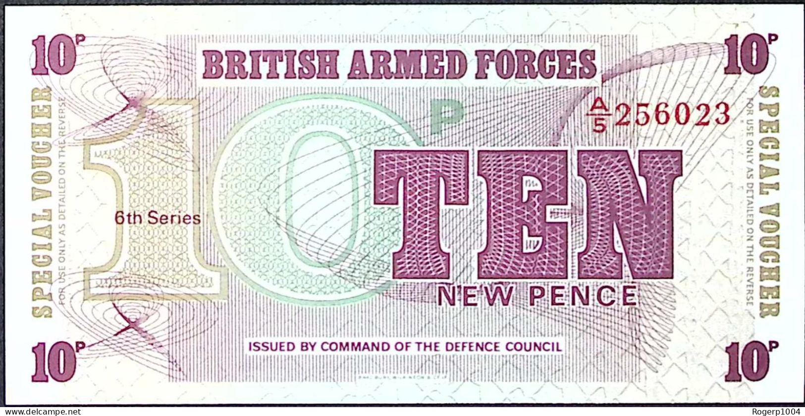 BRITISH ARMED FORCES * 10 Pence * 6th Series *  État/Grade NEUF/UNC * - Other & Unclassified