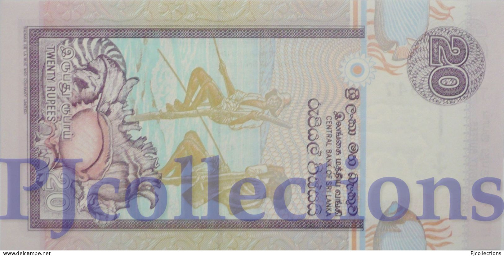 SRI LANKA 20 RUPEES 1995 PICK 109a UNC - Sri Lanka