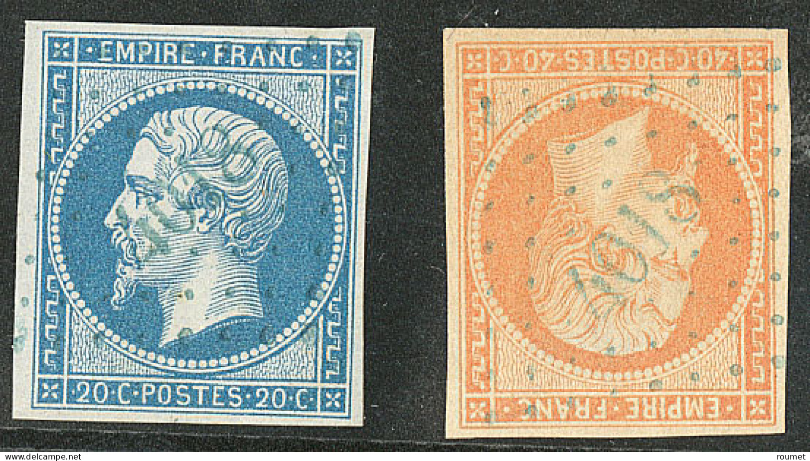 Varna. Nos 14, 16, Pd, Obl Pc 4018 Bleu. - TB - 1849-1876: Klassik