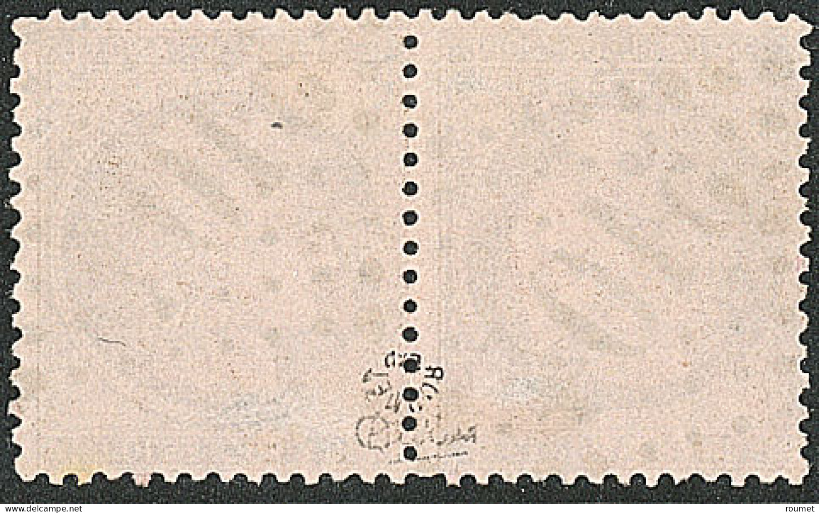 Shanghai. Tête-bêche. No 58c, Paire (pelurage Au Verso), Obl Gc 5104, Superbe. - R - 1849-1876: Classic Period