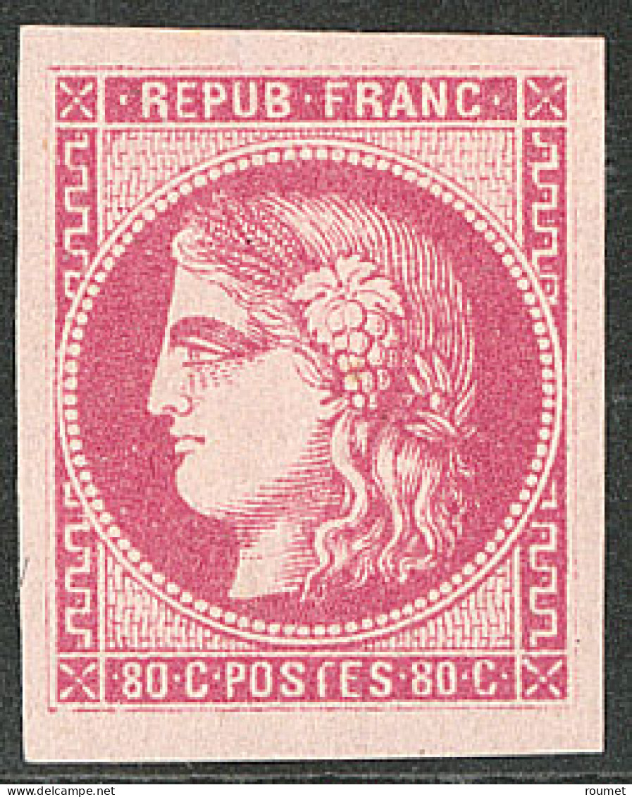 * No 49b, Rose Vif, Très Frais. - TB - 1870 Bordeaux Printing