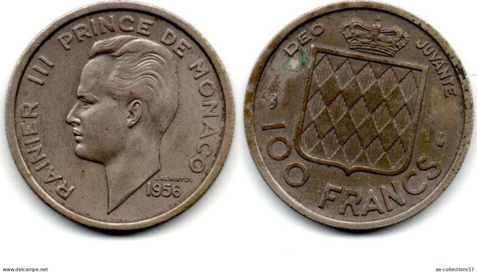 MA 30519  / Monaco 100 Francs 1956 TTB - 1949-1956 Alte Francs