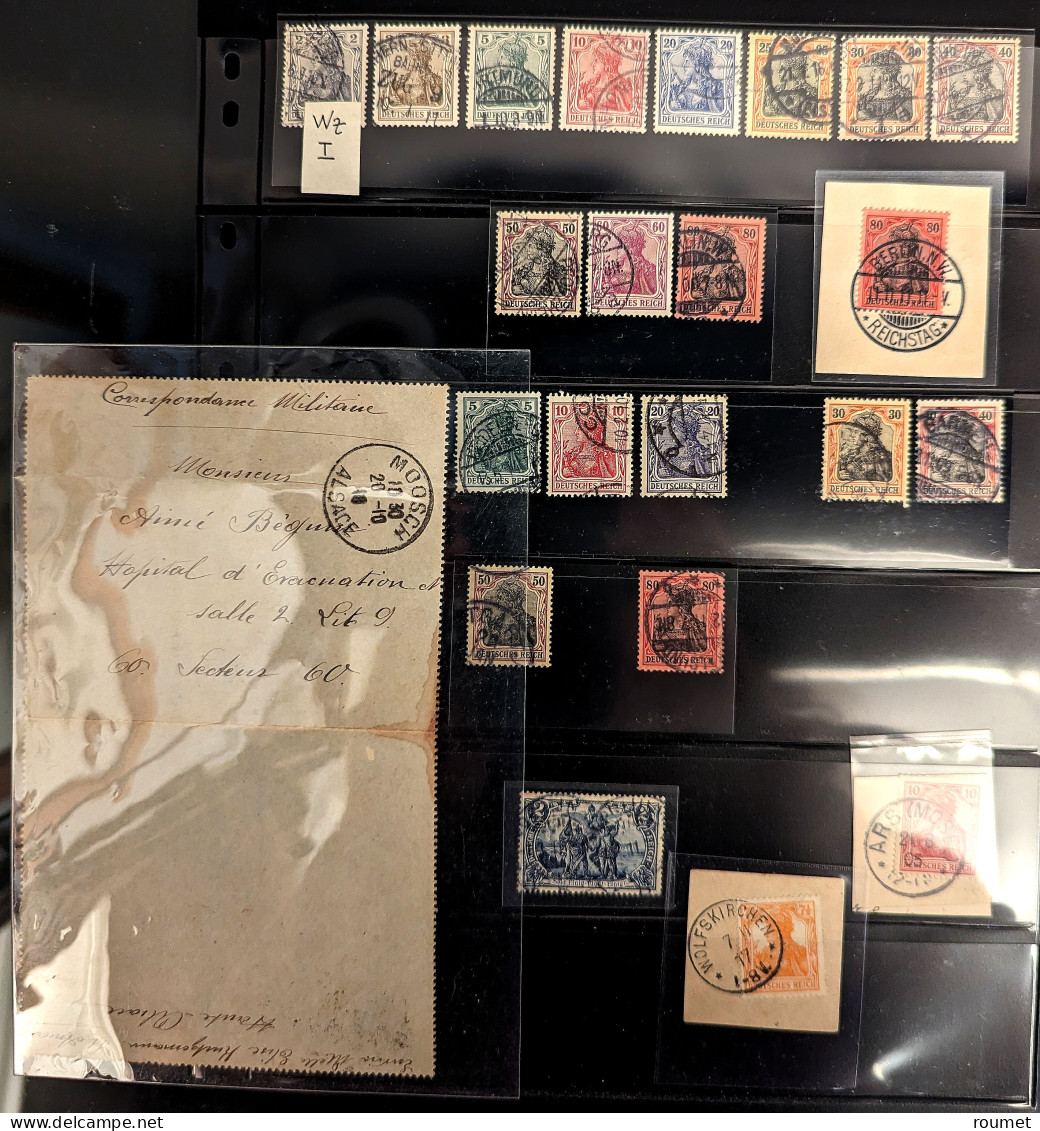 Collection. 1902-1945 (Poste, PA, BF), Très Bel Ensemble De Valeurs Et Séries, Dont 3e Reich, Doubles, Multiples Et Plus - Andere & Zonder Classificatie