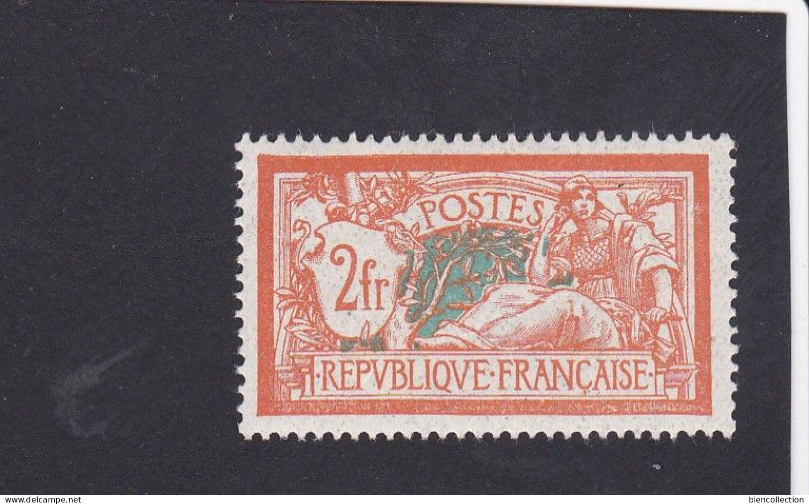 Timbre poste France année 1907 type Merson dentelés N° 145 neuf