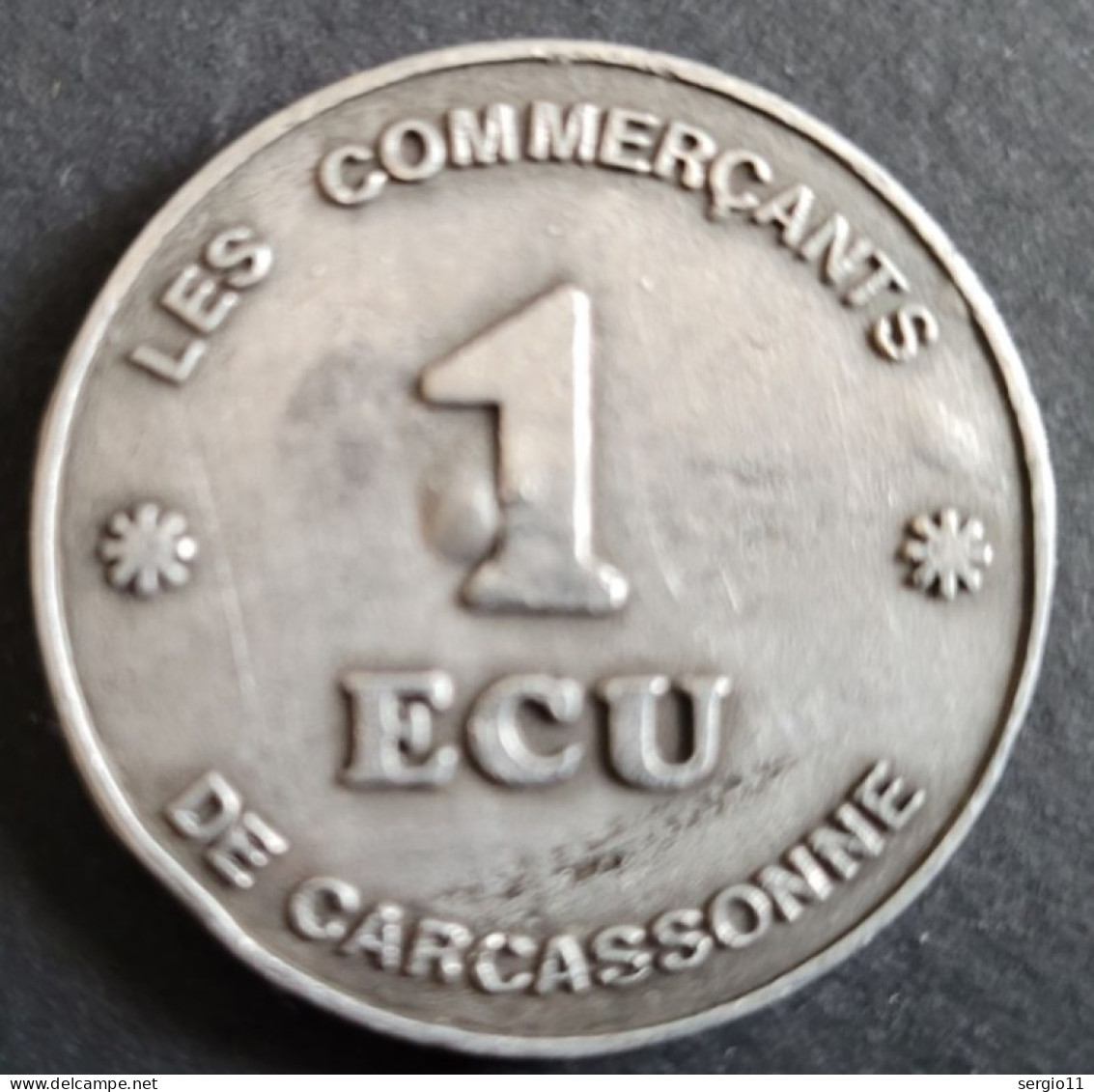 Monnaie - 1 Ecu – Les Commercants De Carcassonne – Du 15 Au 27 Juin 1992 - Autres & Non Classés