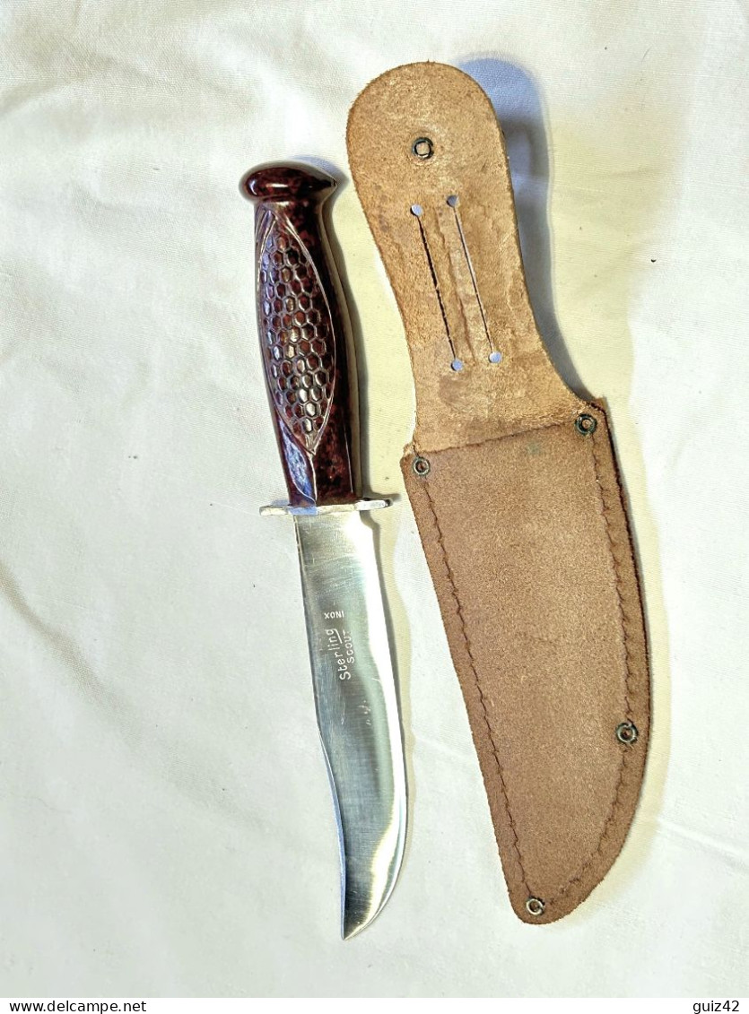 Couteau Scout Ancien STERLING - Armas Blancas