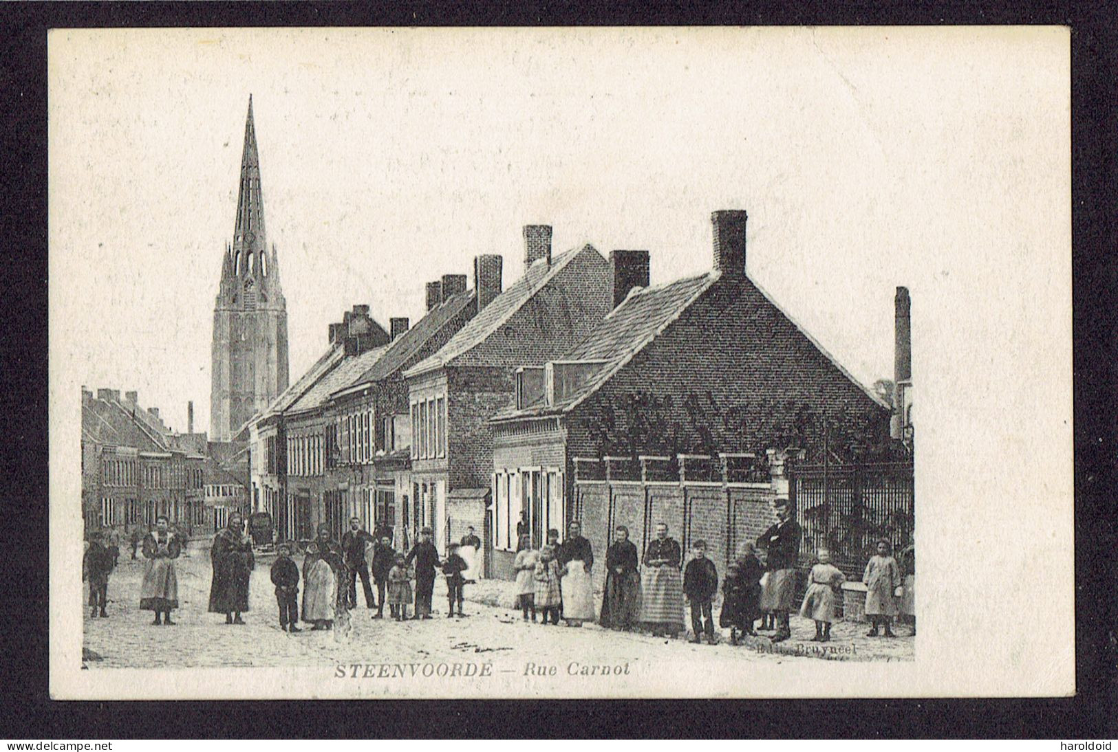 CPA 59 - STEENWOORDE - RUE CARNOT - Steenvoorde