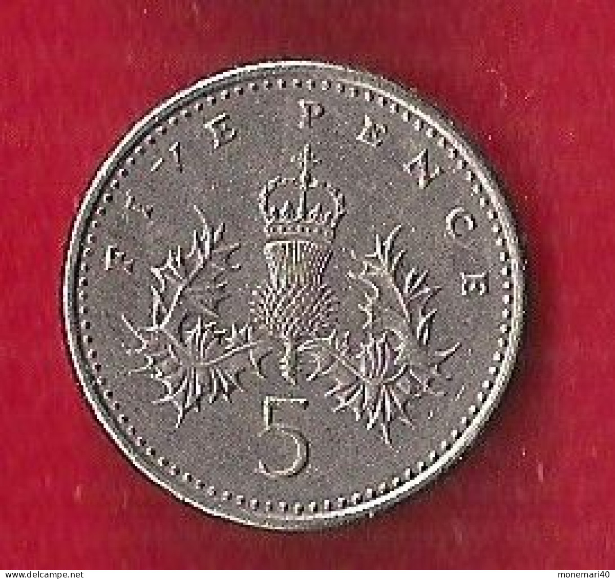 GRANDE-BRETAGNE - 5 PENCE - 1990. - 5 Pence & 5 New Pence