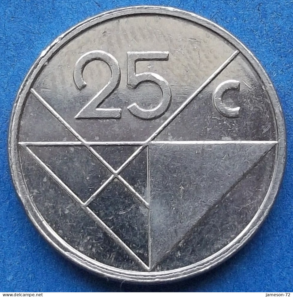 ARUBA - 25 Cents 2005 KM# 3 Dutch State "Status Aparte" Decimal Coinage - Edelweiss Coins - Aruba