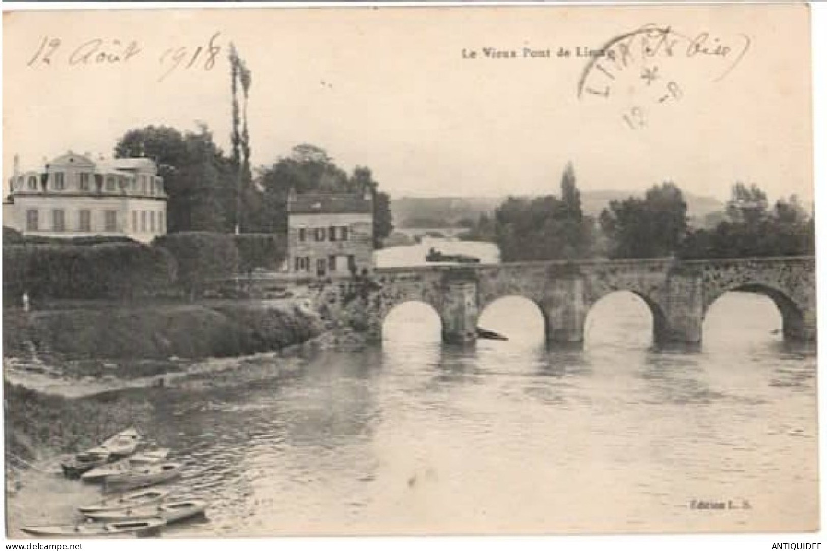 LIMAY - Le Vieux Pont De Limay - (12 AOUT 1918) - - Limay